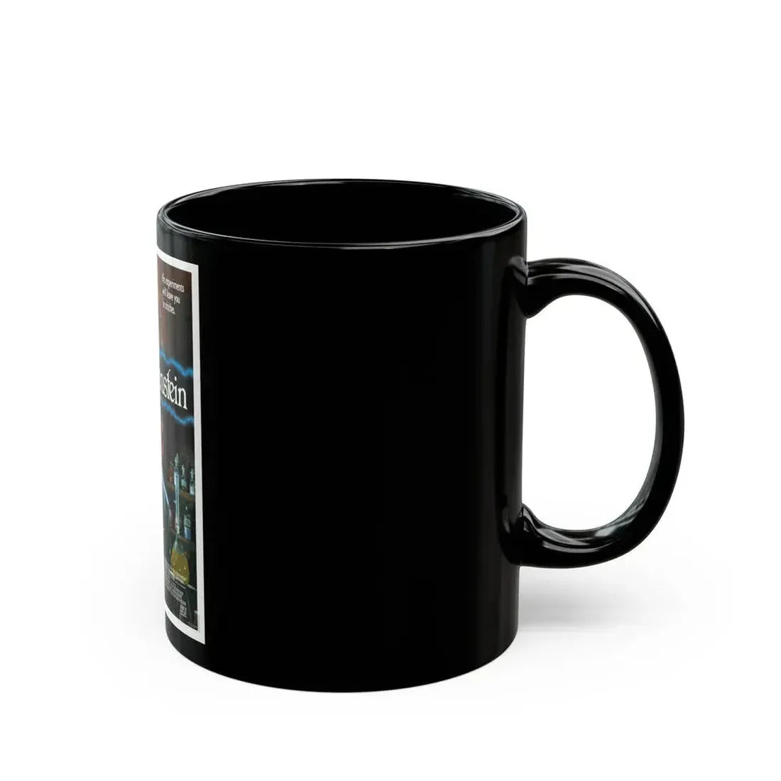DR. HACKENSTEIN 1988 Movie Poster - Black Coffee Mug - Go Mug Yourself