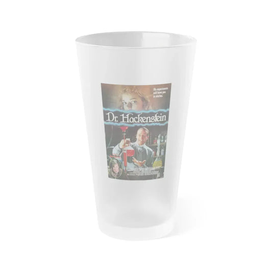 DR. HACKENSTEIN 1988 Movie Poster - Frosted Pint Glass 16oz 16oz Frosted - Go Mug Yourself