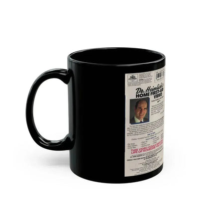 DR HEINLICHS HOME FIRST AID VIDEO (VHS COVER) - Black Coffee Mug - Go Mug Yourself