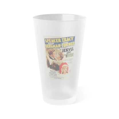 DR. JEKYLL AND MR. HYDE 1941 Movie Poster - Frosted Pint Glass 16oz 16oz Frosted - Go Mug Yourself