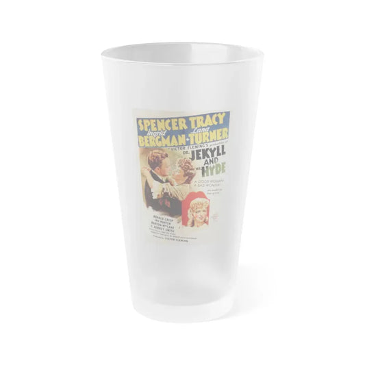 DR. JEKYLL AND MR. HYDE 1941 Movie Poster - Frosted Pint Glass 16oz 16oz Frosted - Go Mug Yourself