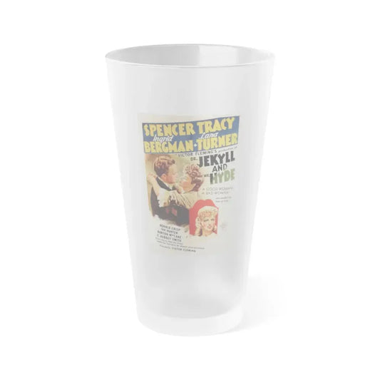 DR. JEKYLL AND MR. HYDE 1941 Movie Poster - Frosted Pint Glass 16oz 16oz Frosted - Go Mug Yourself