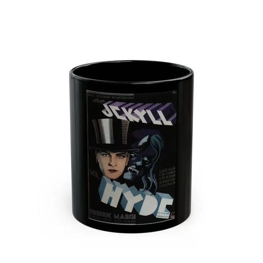 DR. JEKYLL AND MR. HYDE (2) 1931 Movie Poster - Black Coffee Mug 11oz - Go Mug Yourself