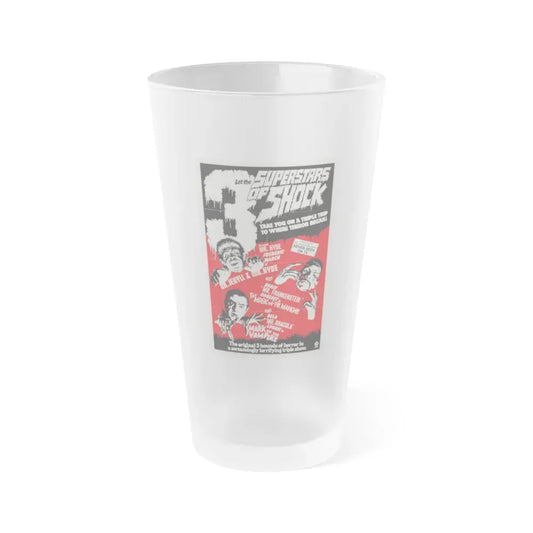 DR. JEKYLL AND MR. HYDE + THE MASK OF FU MANCHU + MARK OF THE VAMPIRE 1931 Movie Poster - Frosted Pint Glass 16oz 16oz Frosted - Go Mug Yourself