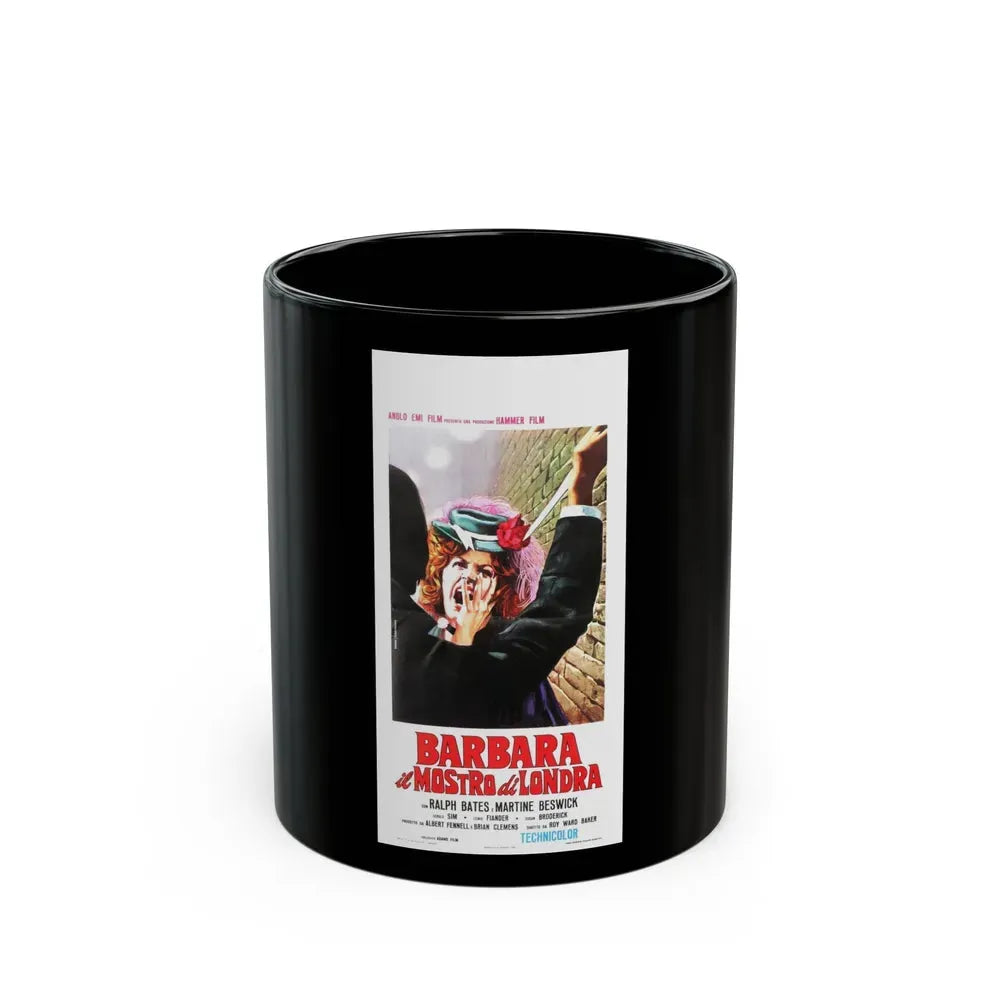 DR. JEKYLL AND SISTER HYDE (ITALIAN) 1971 Movie Poster - Black Coffee Mug 11oz - Go Mug Yourself