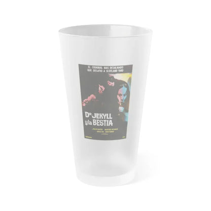 DR. JEKYLL AND SISTER HYDE (SPAIN) 1971 Movie Poster - Frosted Pint Glass 16oz 16oz Frosted - Go Mug Yourself