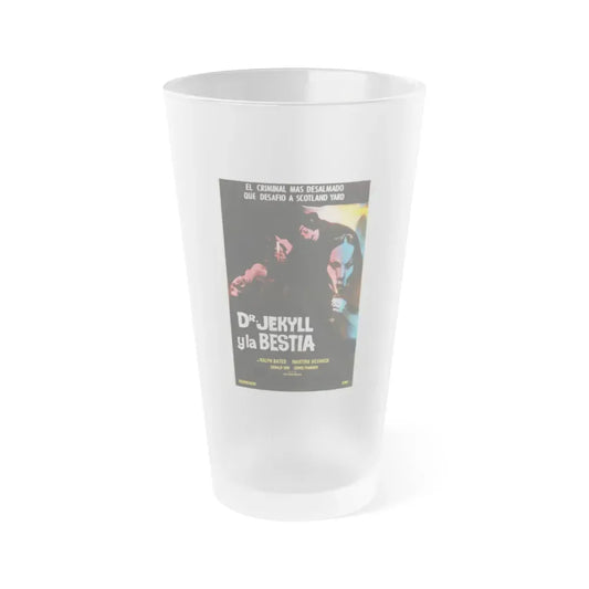 DR. JEKYLL AND SISTER HYDE (SPAIN) 1971 Movie Poster - Frosted Pint Glass 16oz 16oz Frosted - Go Mug Yourself
