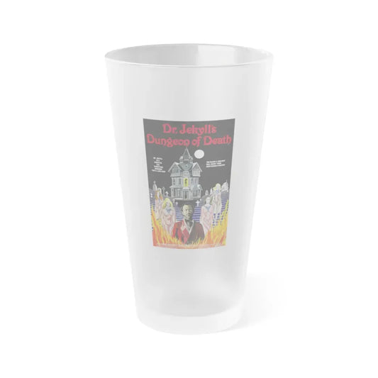 DR. JEKYLL'S DUNGEON OF DEATH 1979 Movie Poster - Frosted Pint Glass 16oz 16oz Frosted - Go Mug Yourself