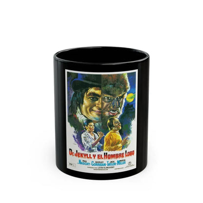 DR. JEKYLL VS THE WEREWOLF 1972 Movie Poster - Black Coffee Mug 11oz - Go Mug Yourself