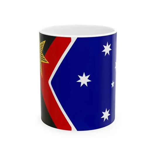 Dr. John C. Blaxlands Proposal 2013 Australian Flag Proposal (Australia) White Coffee Mug 11oz - Go Mug Yourself