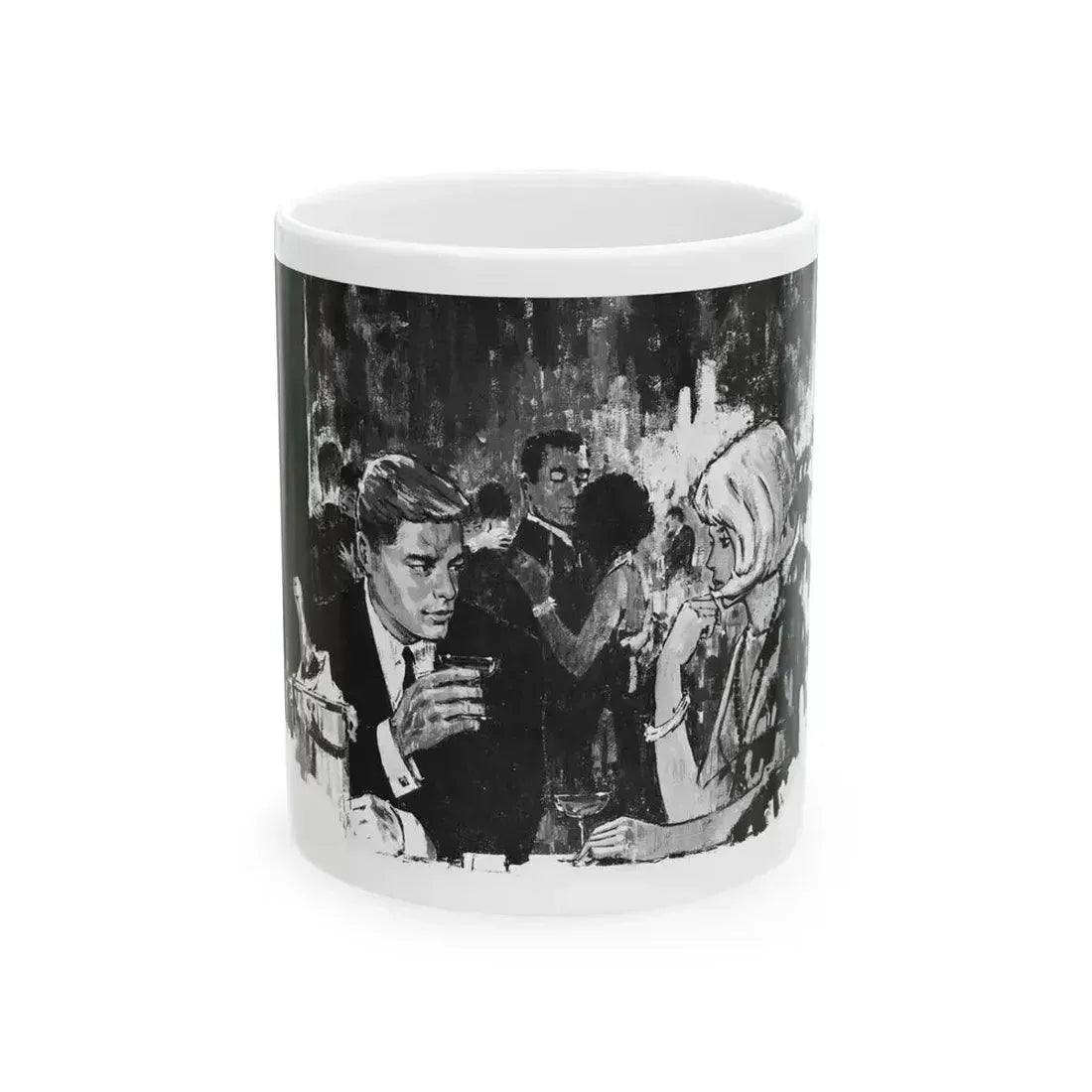 Dr Kildare's Secret Romance by Norman Daniels, Rave magazine, 1964 - White Coffee Mug 11oz - Go Mug Yourself