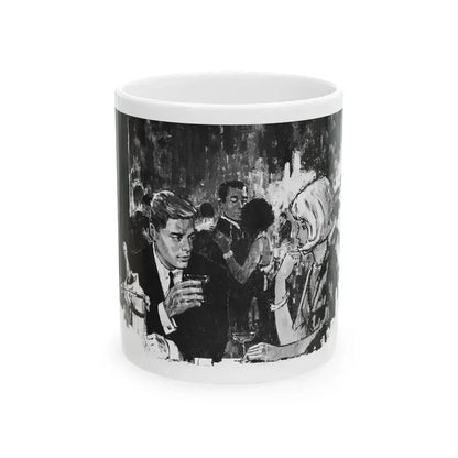 Dr Kildare's Secret Romance by Norman Daniels, Rave magazine, 1964 - White Coffee Mug 11oz - Go Mug Yourself