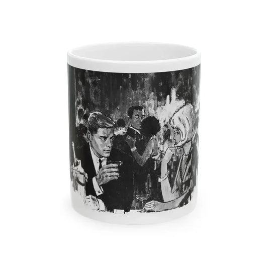 Dr Kildare's Secret Romance by Norman Daniels, Rave magazine, 1964 - White Coffee Mug 11oz - Go Mug Yourself