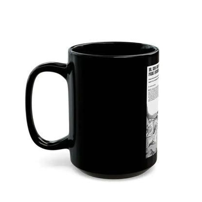 Dr. Koo And His Park Avenue Geisha Spies, Action for Men, August 1959 - Black Coffee Mug - Go Mug Yourself