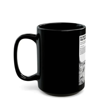 Dr. Koo And His Park Avenue Geisha Spies, Action for Men, August 1959 - Black Coffee Mug - Go Mug Yourself