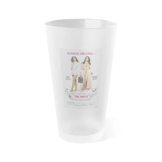 DR. MINX 1975 Movie Poster - Frosted Pint Glass 16oz 16oz Frosted - Go Mug Yourself