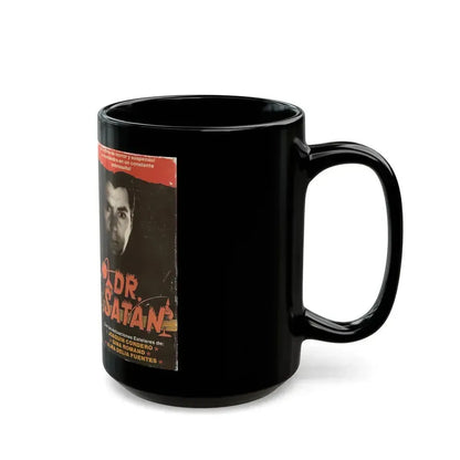 DR SATAN (VHS COVER) - Black Coffee Mug - Go Mug Yourself