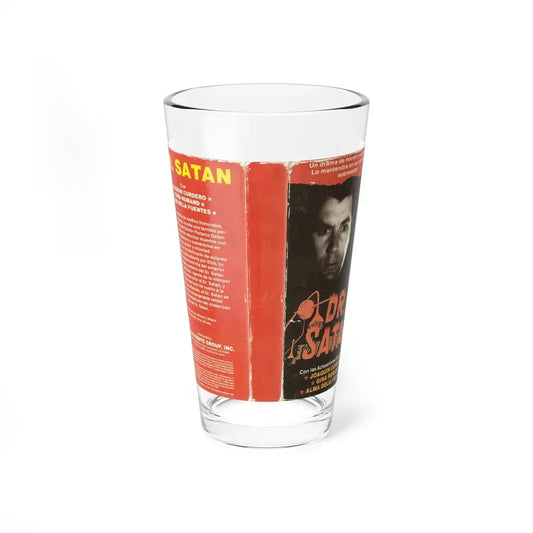 DR SATAN (VHS COVER) Pint Glass 16oz 16oz - Go Mug Yourself