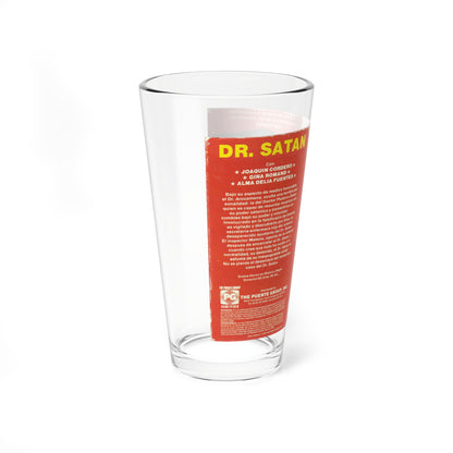 DR SATAN (VHS COVER) Pint Glass 16oz-Go Mug Yourself