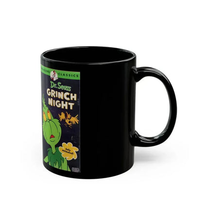 DR SEUSS GRINCH NIGHT (VHS COVER) - Black Coffee Mug - Go Mug Yourself