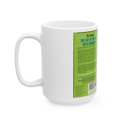 DR SEUSS THE CAT IN THE HAT GETS GRINCHED (VHS COVER) - White Coffee Mug - Go Mug Yourself