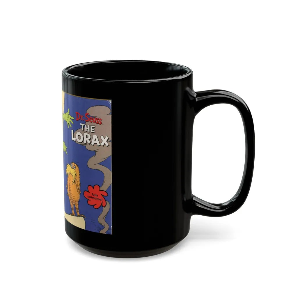 DR SEUSS THE LORAX (VHS COVER) - Black Coffee Mug-Go Mug Yourself