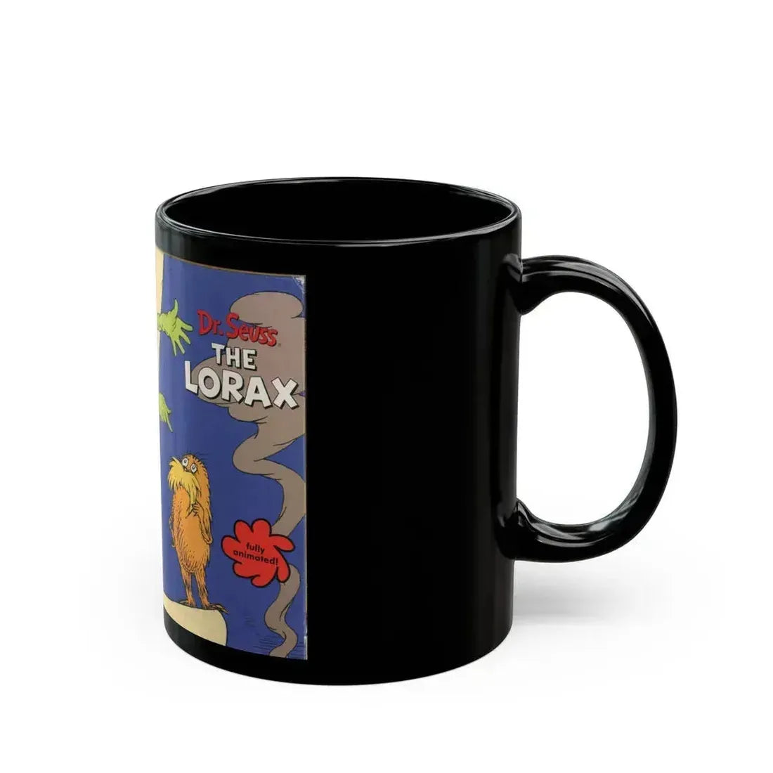 DR SEUSS THE LORAX (VHS COVER) - Black Coffee Mug - Go Mug Yourself