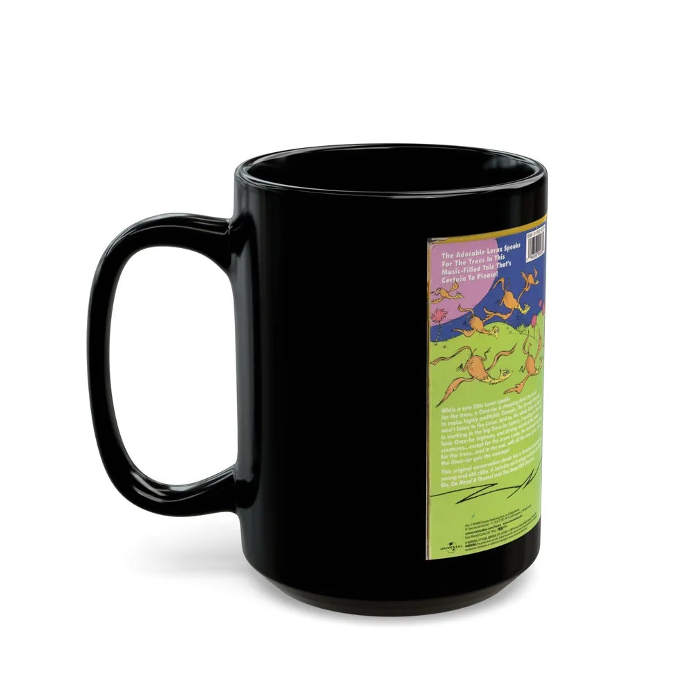 DR SEUSS THE LORAX (VHS COVER) - Black Coffee Mug-Go Mug Yourself