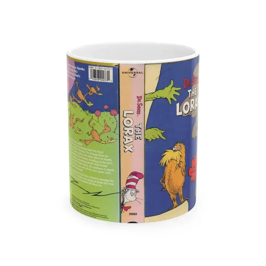 DR SEUSS THE LORAX (VHS COVER) - White Coffee Mug 11oz - Go Mug Yourself