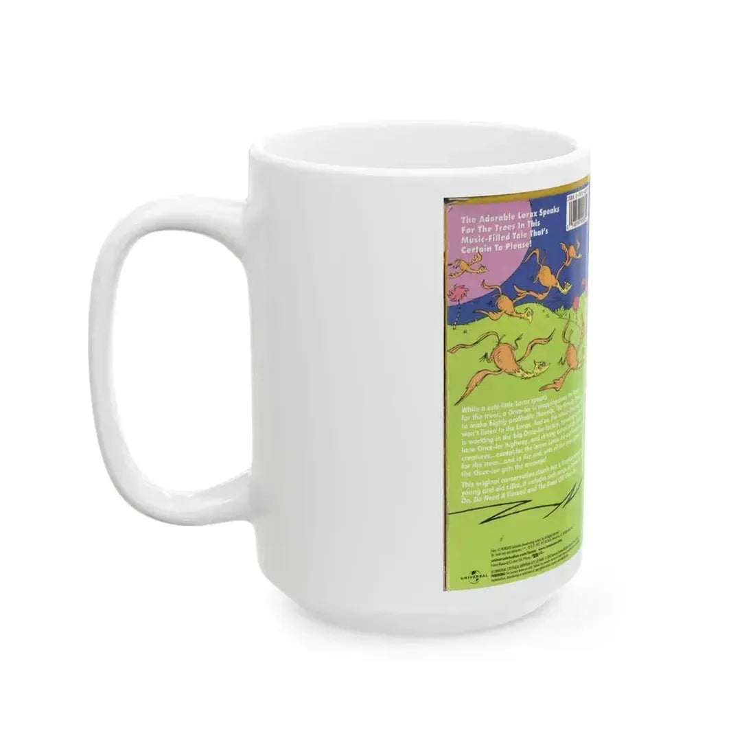 DR SEUSS THE LORAX (VHS COVER) - White Coffee Mug - Go Mug Yourself