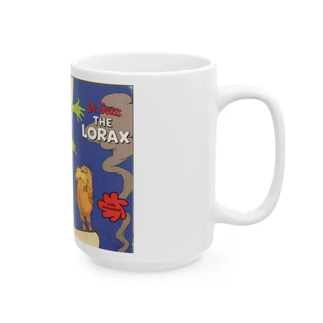 DR SEUSS THE LORAX (VHS COVER) - White Coffee Mug - Go Mug Yourself