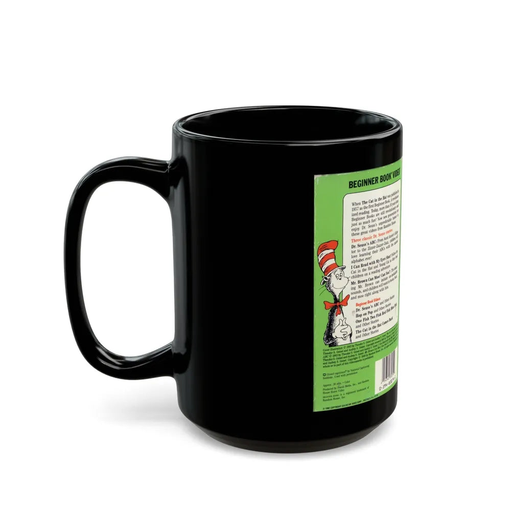 DR SEUSSS ABC (VHS COVER) - Black Coffee Mug-Go Mug Yourself