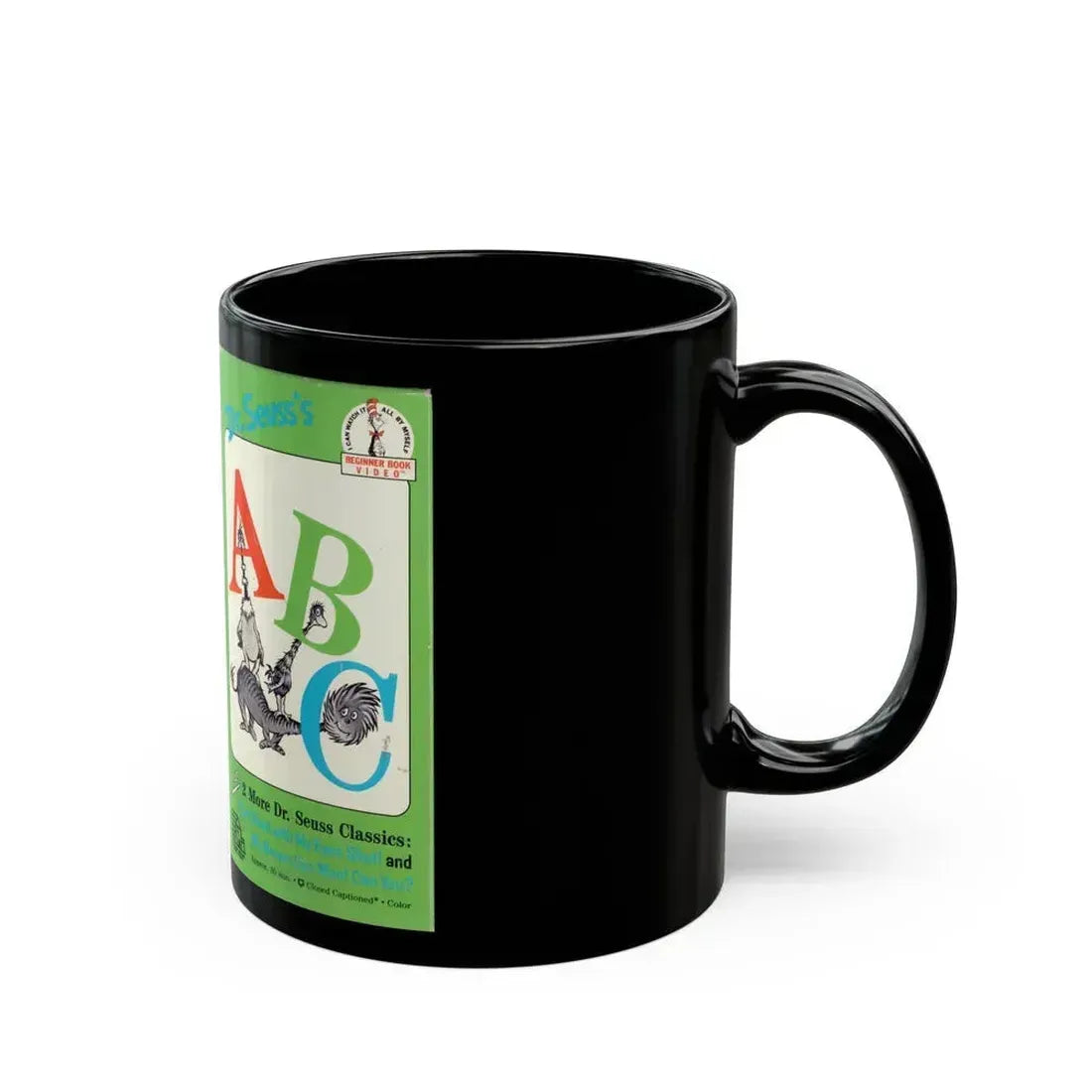 DR SEUSSS ABC (VHS COVER) - Black Coffee Mug - Go Mug Yourself