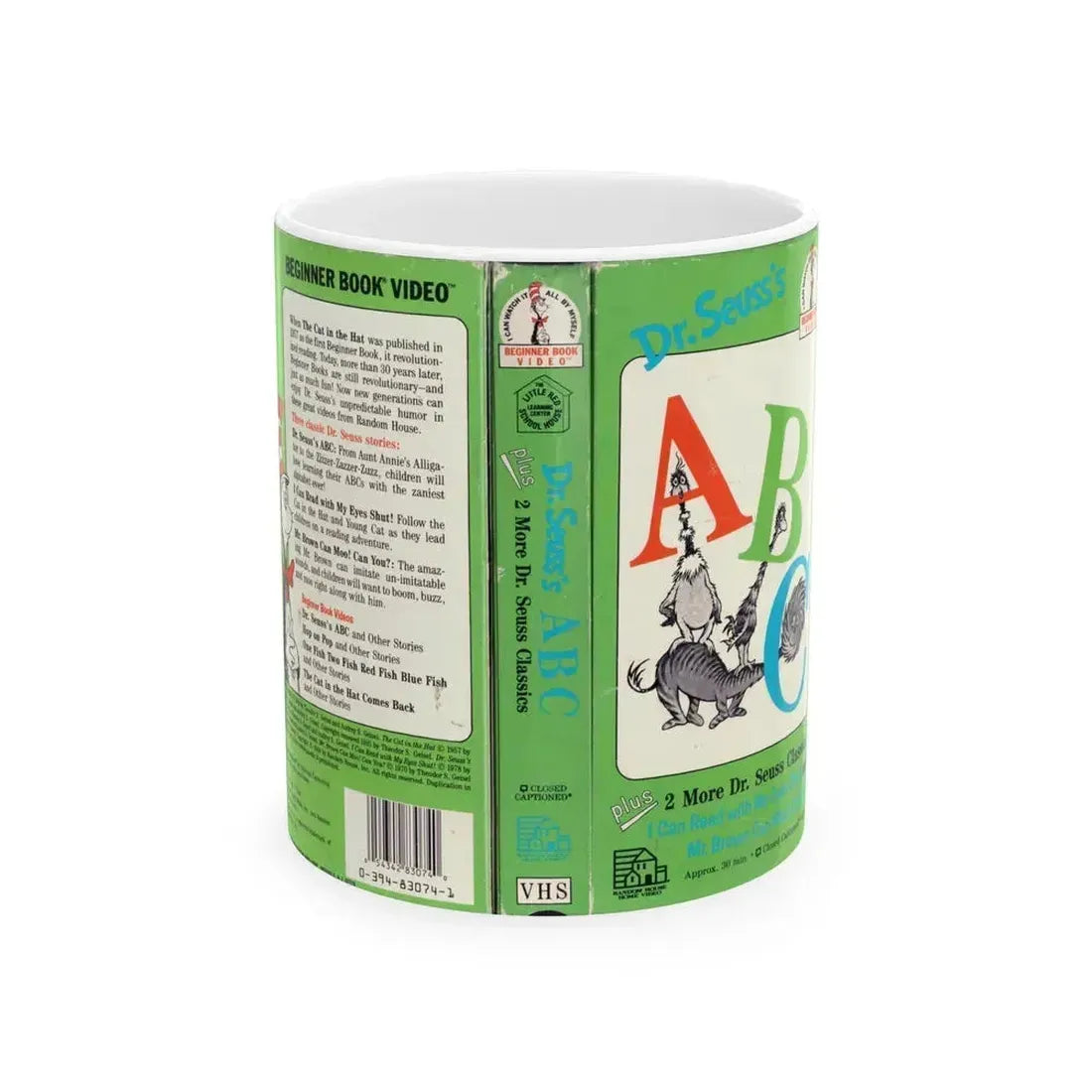DR SEUSSS ABC (VHS COVER) - White Coffee Mug 11oz - Go Mug Yourself