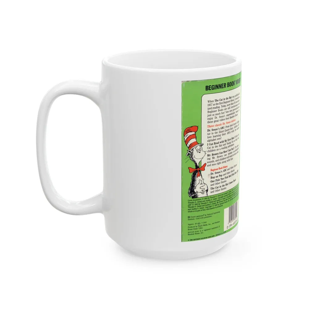 DR SEUSSS ABC (VHS COVER) - White Coffee Mug-Go Mug Yourself