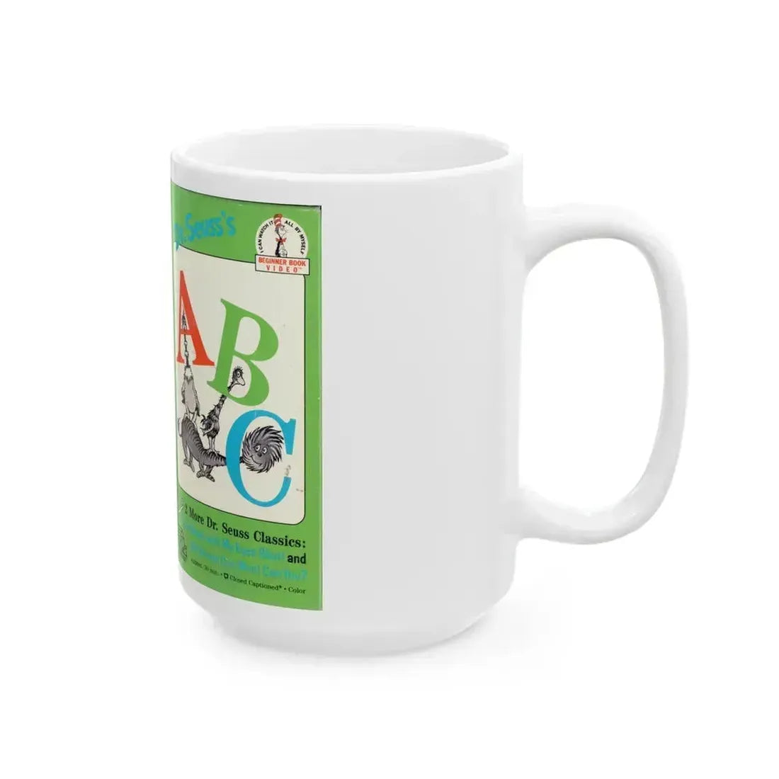 DR SEUSSS ABC (VHS COVER) - White Coffee Mug - Go Mug Yourself