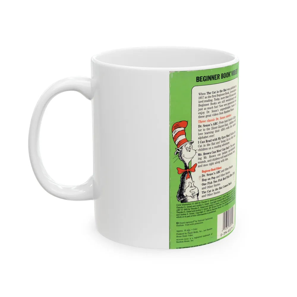 DR SEUSSS ABC (VHS COVER) - White Coffee Mug-Go Mug Yourself