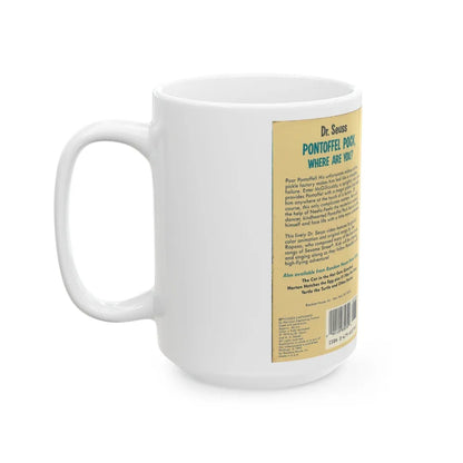 DR SEUSSS PONTOFFEL POCK WHRE ARE YOU (VHS COVER) - White Coffee Mug-Go Mug Yourself