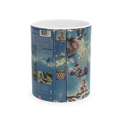 DR SEUSSS THE 5000 FINGERS OF DOCTOR T (VHS COVER) - White Coffee Mug-11oz-Go Mug Yourself