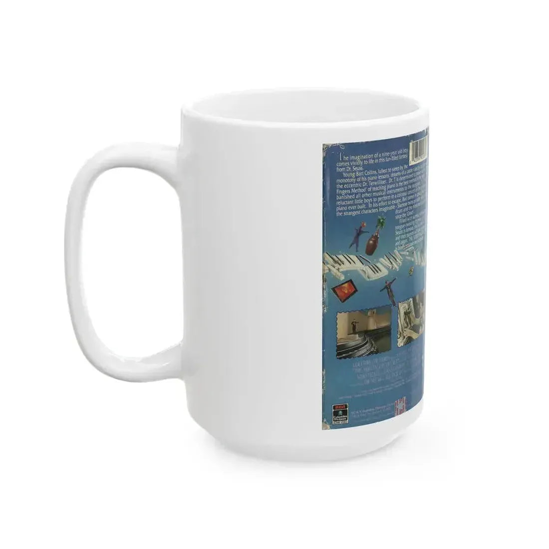 DR SEUSSS THE 5000 FINGERS OF DOCTOR T (VHS COVER) - White Coffee Mug - Go Mug Yourself