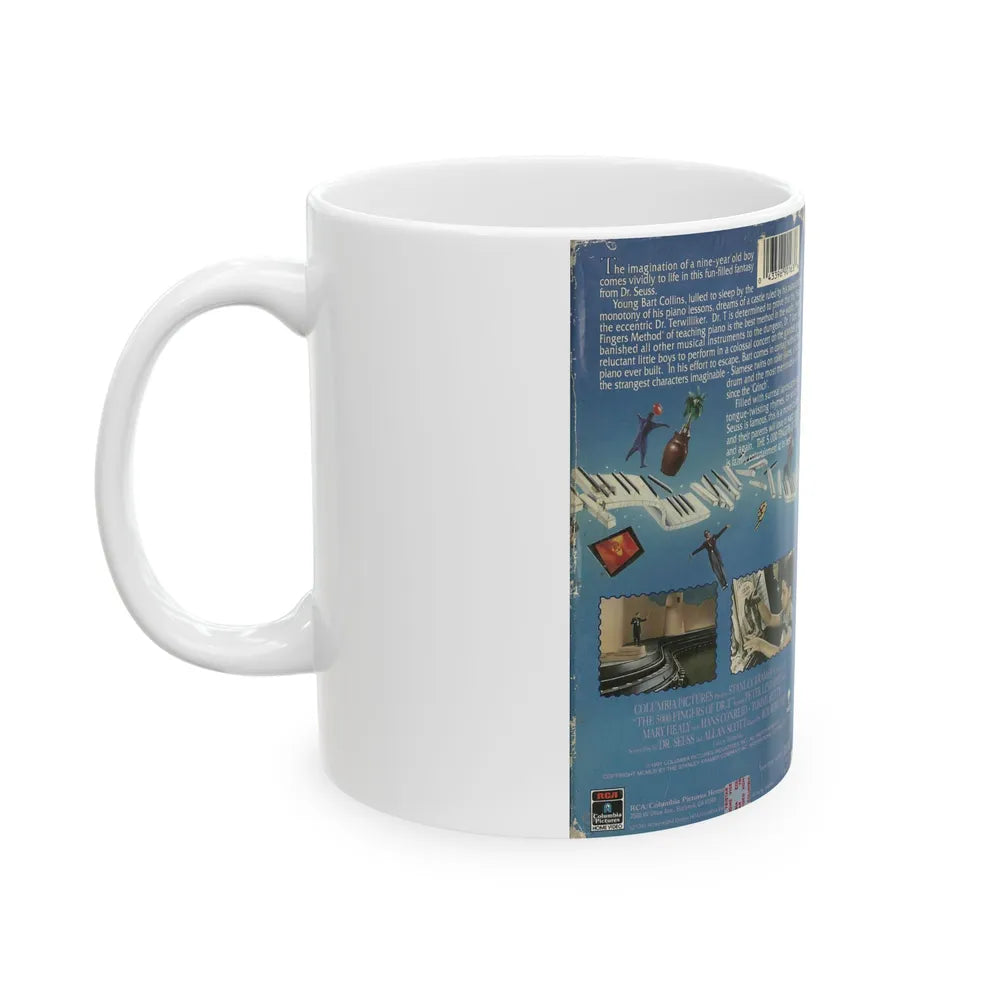 DR SEUSSS THE 5000 FINGERS OF DOCTOR T (VHS COVER) - White Coffee Mug-Go Mug Yourself