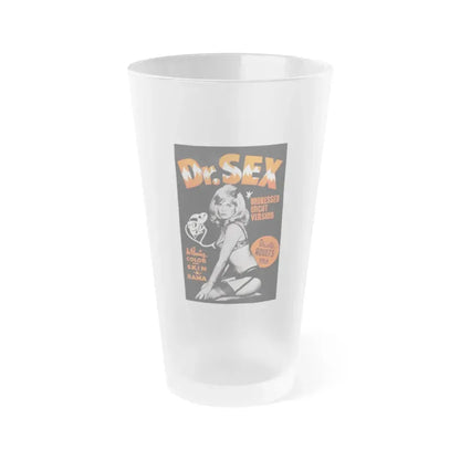 DR. SEX 1964 Movie Poster - Frosted Pint Glass 16oz 16oz Frosted - Go Mug Yourself