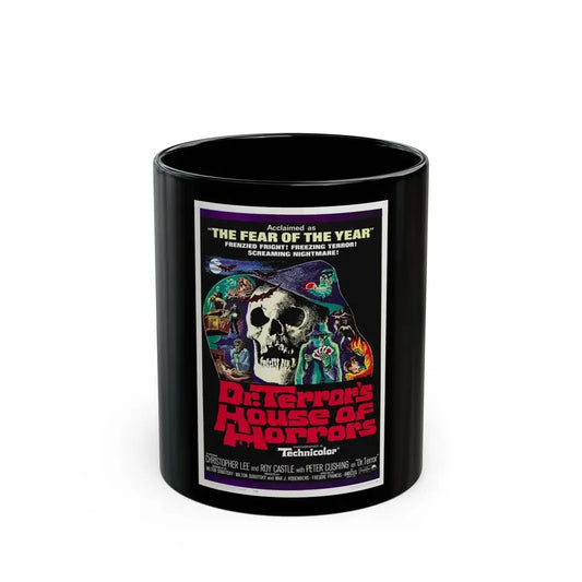 DR. TERROR'S HOUSE OF HORRORS (2) 1967 Movie Poster - Black Coffee Mug 11oz - Go Mug Yourself
