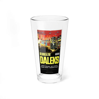 DR. WHO & THE DALEKS 1965 Movie Poster - Pint Glass 16oz 16oz - Go Mug Yourself