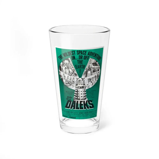 DR. WHO & THE DALEKS (2) 1965 Movie Poster - Pint Glass 16oz 16oz - Go Mug Yourself