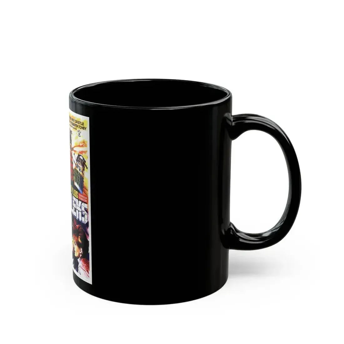 DR. WHO & THE DALEKS (SPANISH) 1965 Movie Poster - Black Coffee Mug - Go Mug Yourself