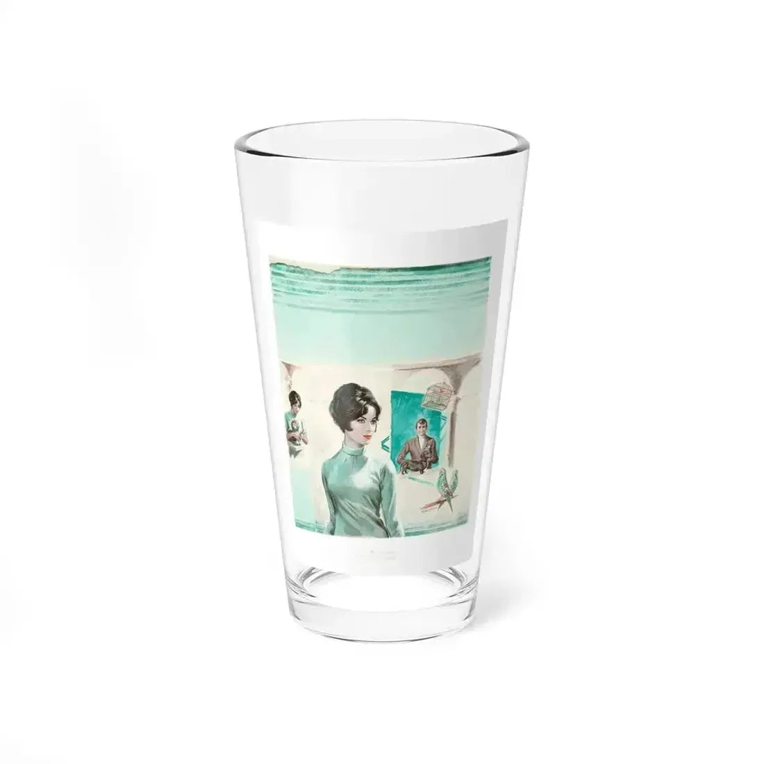 Dr. Wilson's Dilemma, a.k.a. Dr. Gail's Dilemma (Avalon Books, 1968) - Pint Glass 16oz 16oz - Go Mug Yourself
