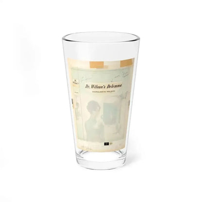 Dr. Wilson's Dilemma, a.k.a. Dr. Gail's Dilemma by Marguerite Nelson (Avalon Books, 1968) - Pint Glass 16oz 16oz - Go Mug Yourself