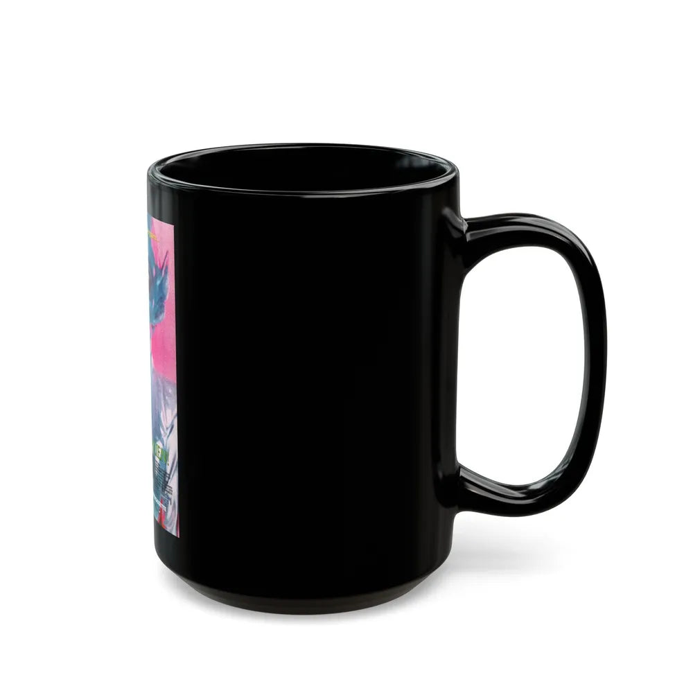 DR. ALIEN! 1989 Movie Poster - Black Coffee Mug-Go Mug Yourself