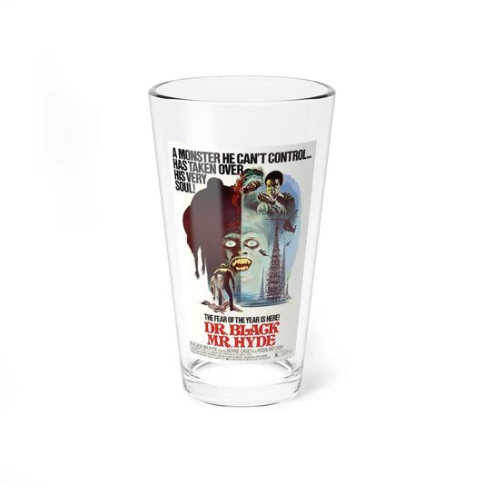 DR. BLACK MR. HYDE 1976 Movie Poster - Pint Glass 16oz-16oz-Go Mug Yourself